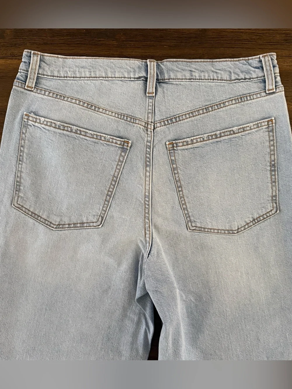 Universal Thread Women’s Highest-Rise Vintage Straight Light Wash Jeans 12 NWT - Picture 9 of 11